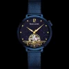Montre Femme AUSTRALE Bleu Cadran Bleu Bracelet Acier milanais Bleu 14 MM