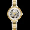 Montre Femme AUTOMATIC Cadran Argenté Bracelet Acier Bicolore