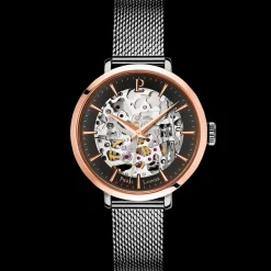 Montre Femme AUTOMATIC Cadran Gris Bracelet Acier milanais Gris