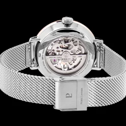 Montre Femme AUTOMATIC Cadran Argenté Bracelet Acier milanais Argenté