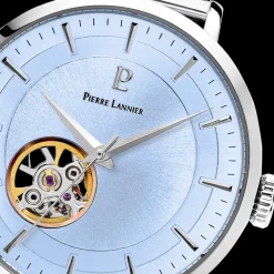 Montre Femme AUTOMATIC Cadran Bleu Bracelet Acier Milanais Argenté