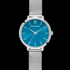 Montre Femme CHOUQUETTE Cadran Bleu Bracelet Acier milanais Argenté