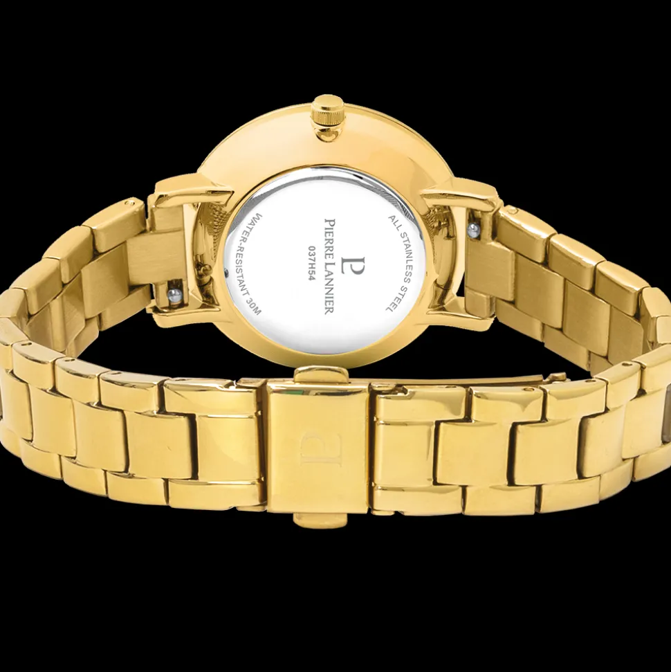 Montre Femme CHOUQUETTE Cadran Doré Bracelet Acier Doré