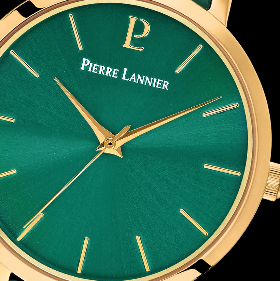 Montre Femme CHOUQUETTE Cadran Vert Bracelet Cuir Vert