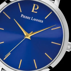 Montre Femme CHOUQUETTE Cadran Bleu Bracelet Acier milanais Argenté