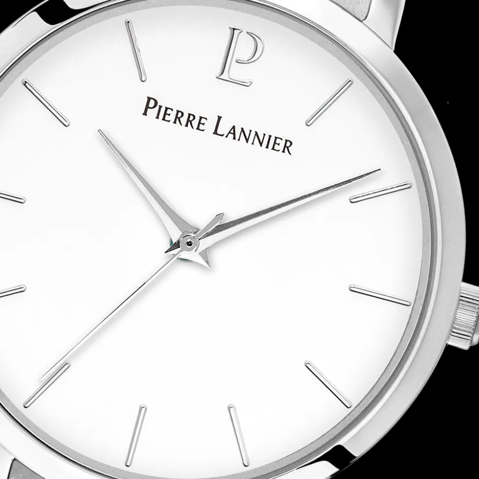Montre Femme CHOUQUETTE Cadran Blanc Bracelet Cuir Blanc