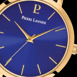 Montre Femme CHOUQUETTE Cadran Bleu Bracelet Cuir Bleu