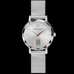 Montre Femme COEUR BATTANT Argenté Cadran Argenté Bracelet Acier milanais Argenté 14 MM