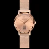 Montre Femme COEUR BATTANT Doré-rose Cadran Doré rose Bracelet Acier milanais Doré-rose 14 MM