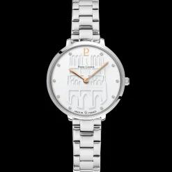Montre Femme COEUR BATTANT Argenté Cadran Blanc Bracelet Acier Argenté 12 MM