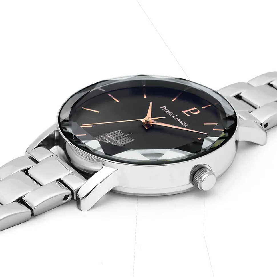 Montre Femme COEUR BATTANT Argenté Cadran Gris Bracelet Acier Argenté 14 MM