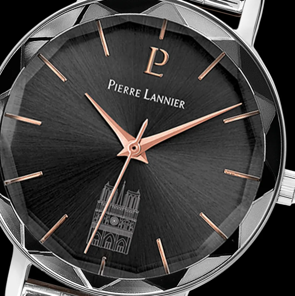 Montre Femme COEUR BATTANT Argenté Cadran Gris Bracelet Acier Argenté 14 MM