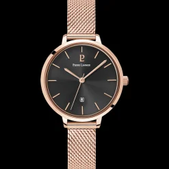 Montre Femme ECHO Cadran Gris Bracelet Acier Milanais Doré-rose