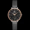Montre Femme EOLIA Cadran Gris Bracelet Acier milanais Gris