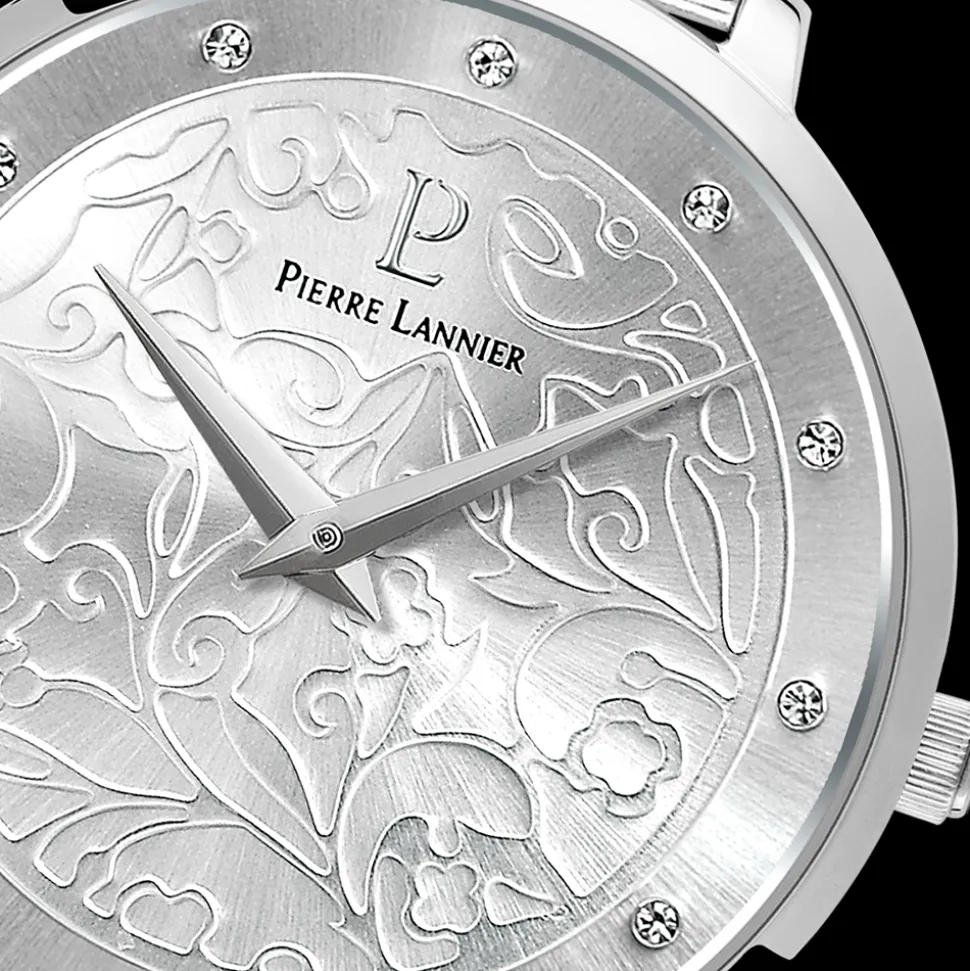 Montre Femme EOLIA Cadran Argenté Bracelet Acier Milanais Argenté