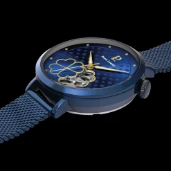 Montre Femme ESPERANCE Bleu Cadran Bleu Bracelet Acier milanais Bleu 14 MM