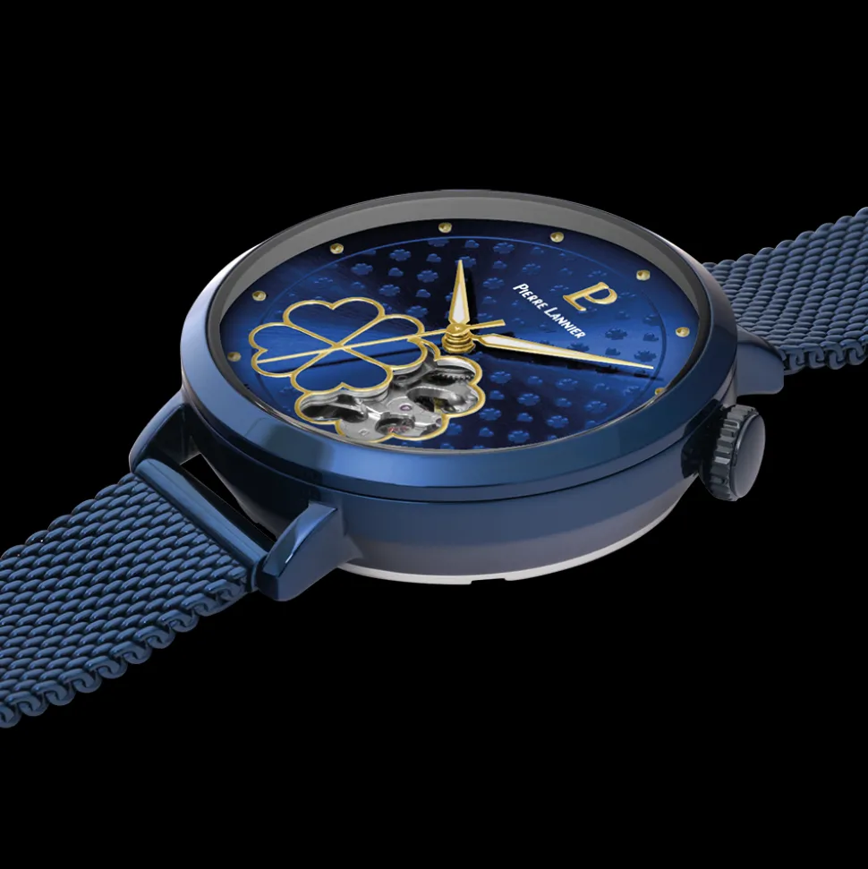 Montre Femme ESPERANCE Bleu Cadran Bleu Bracelet Acier milanais Bleu 14 MM
