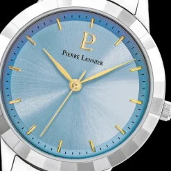 Montre Femme GALIERA Cadran Bleu Bracelet Acier Argenté