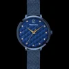 Montre Femme GRACE Cadran Bleu Bracelet Acier milanais Bleu