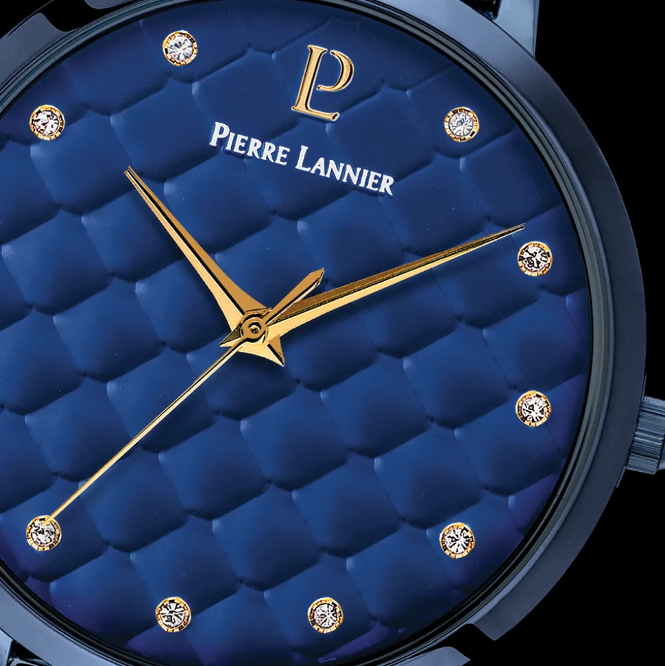 Montre Femme GRACE Cadran Bleu Bracelet Acier milanais Bleu