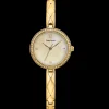 Montre Femme LEIA Cadran Blanc Bracelet Acier Doré