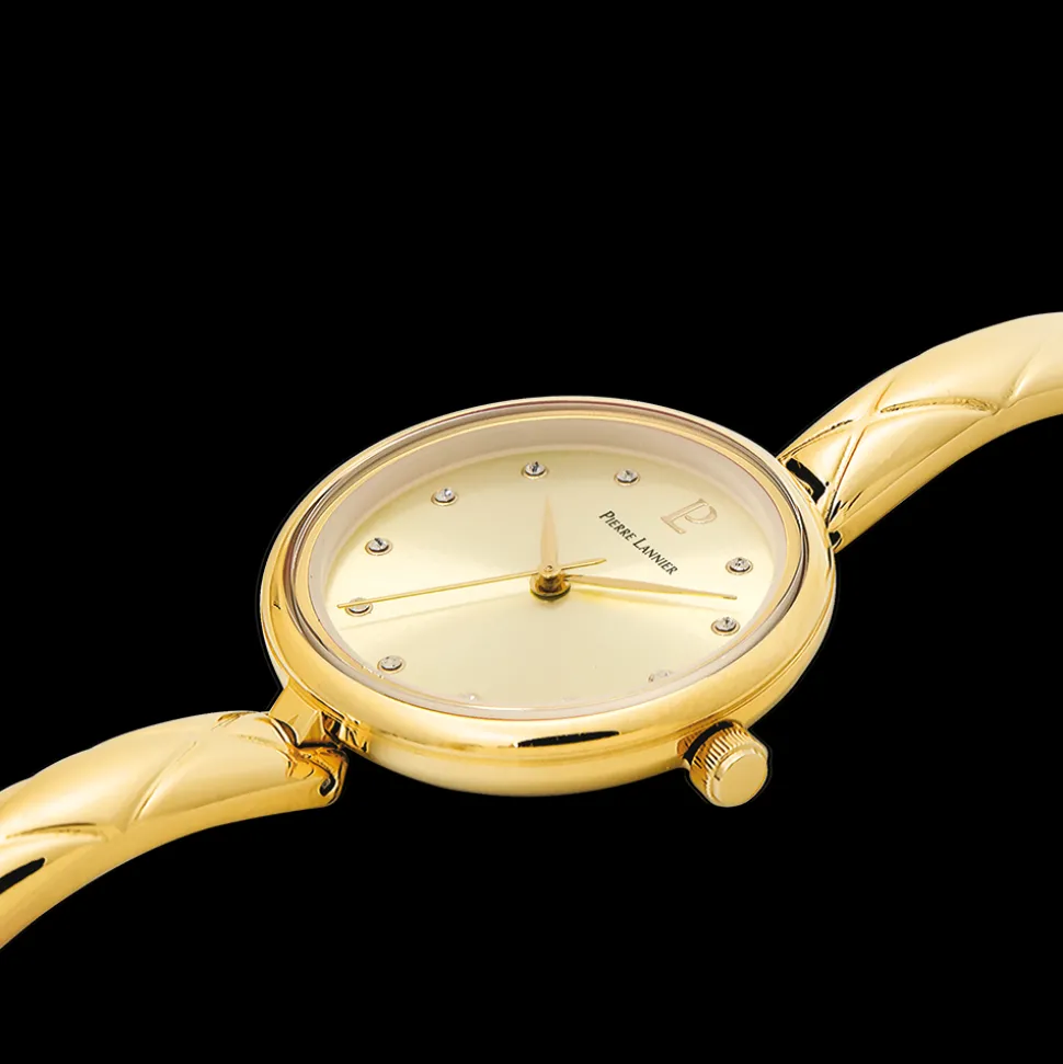 Montre Femme LEIA Cadran Doré Bracelet Acier Doré
