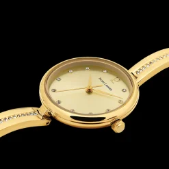 Montre Femme LEIA Cadran Doré Bracelet Acier Doré