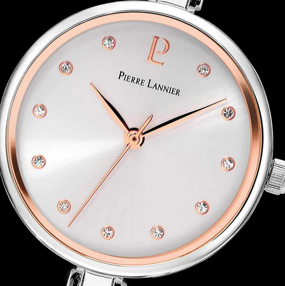 Montre Femme LEIA Cadran Argenté Bracelet Acier Argenté