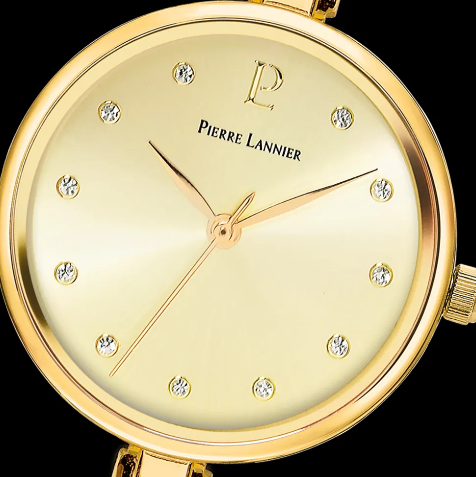 Montre Femme LEIA Cadran Doré Bracelet Acier Doré