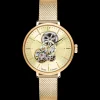 Montre Femme MELODIE Cadran Doré Bracelet Acier milanais Doré
