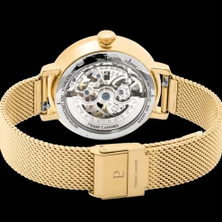 Montre Femme MELODIE Cadran Doré Bracelet Acier milanais Doré