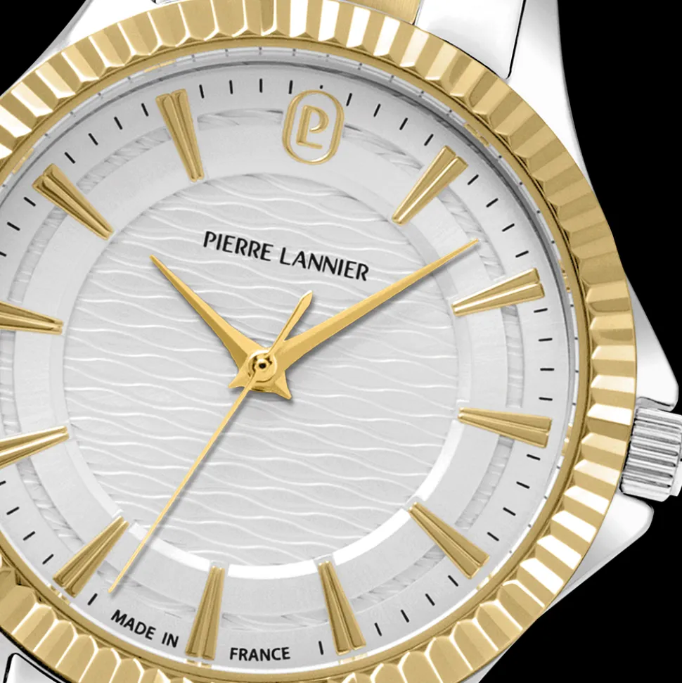 Montre Femme METROPOLITAIN Argenté Cadran Argenté Bracelet Acier Bicolore 16 MM
