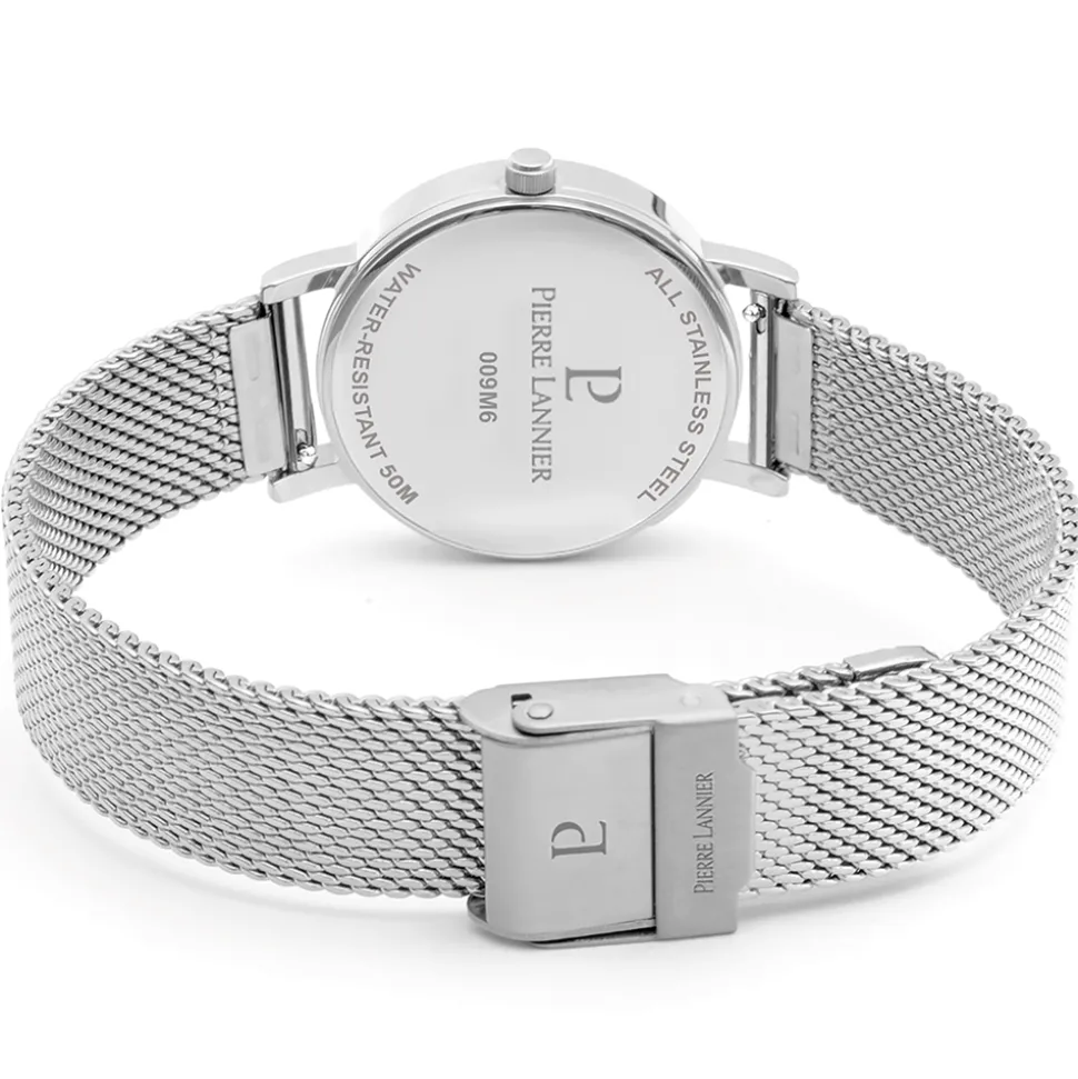 Montre Femme MULTIPLES Argenté Cadran Vert Bracelet Acier milanais Argenté 14 MM