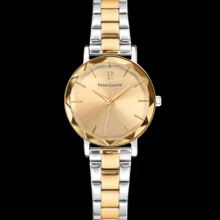 Montre Femme MULTIPLES Cadran Doré Bracelet Acier Bicolore
