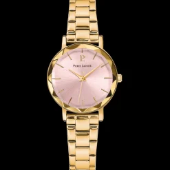 Montre Femme MULTIPLES Cadran Rose Bracelet Acier Doré