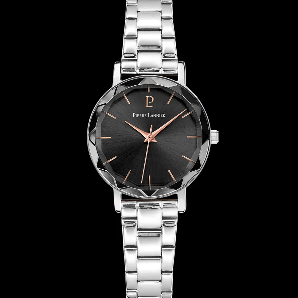 Montre Femme MULTIPLES Cadran Gris Bracelet Acier Argenté