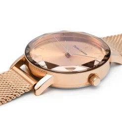 Montre Femme MULTIPLES Cadran Doré rose Bracelet Acier milanais Doré rose