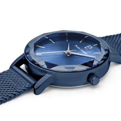 Montre Femme MULTIPLES Cadran Bleu Bracelet Acier milanais Bleu