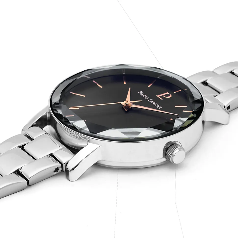 Montre Femme MULTIPLES Cadran Gris Bracelet Acier Argenté