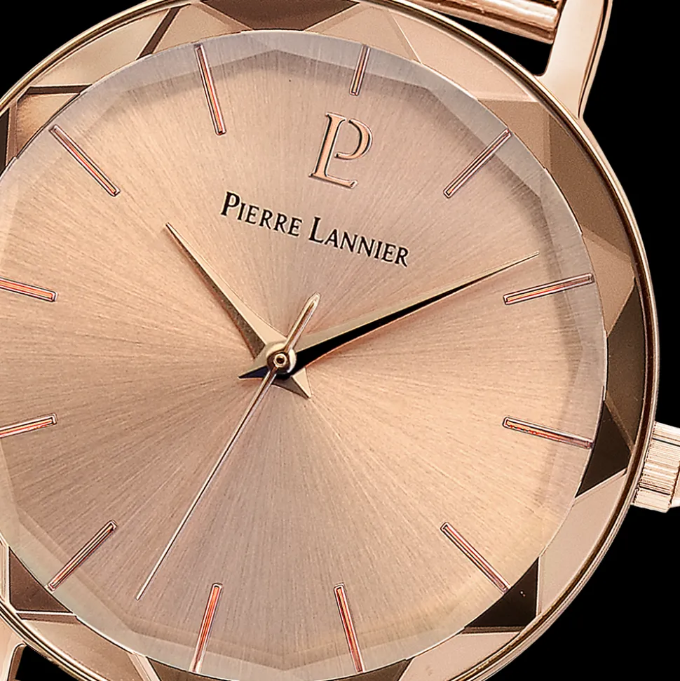 Montre Femme MULTIPLES Cadran Doré rose Bracelet Acier milanais Doré rose