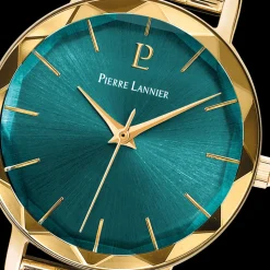 Montre Femme MULTIPLES Cadran Vert Bracelet Acier Doré