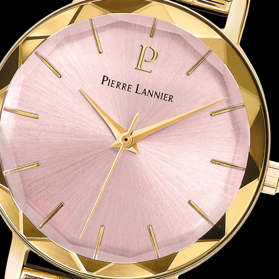 Montre Femme MULTIPLES Cadran Rose Bracelet Acier Doré