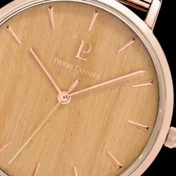 Montre Femme NATURE Cadran Beige Bracelet Acier milanais Doré rose