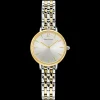 Montre Femme NOVA Cadran Doré Bracelet Acier Bicolore
