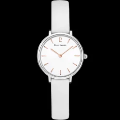 Montre Femme NOVA Cadran Blanc Bracelet Cuir  Blanc