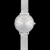 Montre Femme NOVA Cadran Argenté Bracelet Acier Argenté