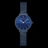 Montre Femme NOVA Cadran Bleu Bracelet Acier Bleu