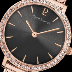Montre Femme NOVA Cadran Gris Bracelet Acier Milanais Doré-rose