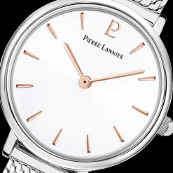 Montre Femme NOVA Cadran Blanc Bracelet Acier milanais Argenté