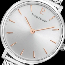 Montre Femme NOVA Cadran Argenté Bracelet Acier milanais Argenté